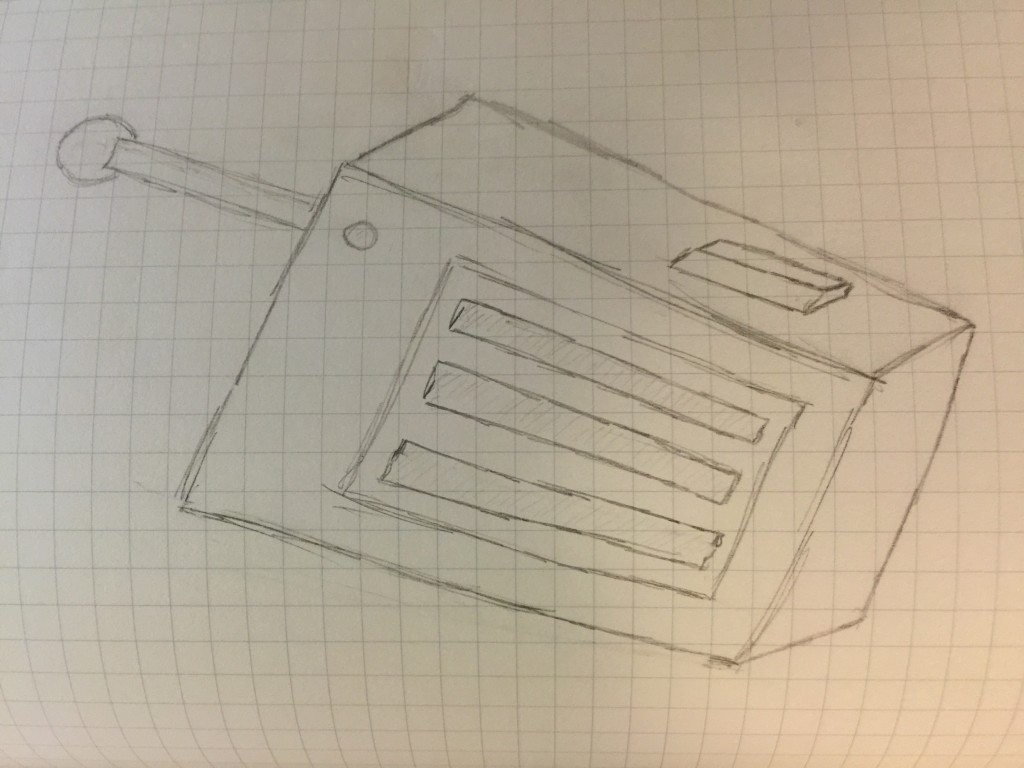 Concept for a walkie-talkie